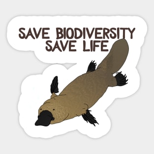 Save biodiversity Sticker